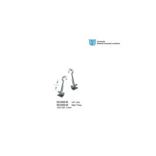 Haczyk zaciskany prawy .022”, 5.5mm otwarty (Opak. 10 szt.)