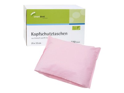 Ochranné návleky na opěrku hlavy Smart, 25x33cm 500ks růžové (201137)
