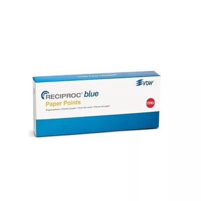 Sączki papierowe RECIPROC Blue VDW 144szt