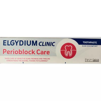 ELGYDIUM CLINIC PERIOBLOCK CARE pasta do zębów chroniąca dziąsła 75ml