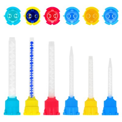 Końcówki mieszające 50 szt. Omnident - różowy - 1:1