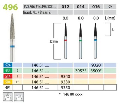 Brousek diamantový; FG 806.314.496.504.012