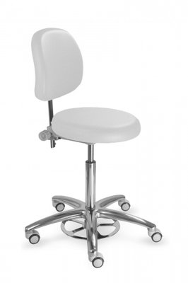 MAYER Židle s nastavitelnými zády 1255G Clean, bílá