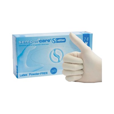 Sempermed Rukavice latex bez pudru /L/ (8-9) 100ks