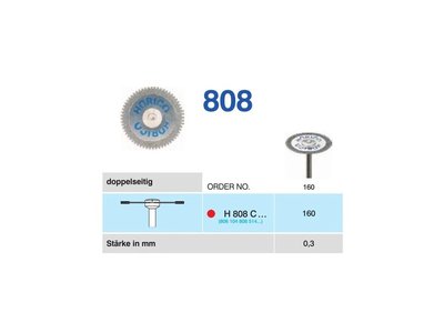 Diamantový disk - oboustranně sypaný, H808, průměr 1,6cm, jemná