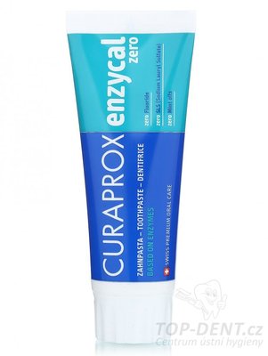 Curaprox Enzycal ZERO zubní pasta bez floridů, 75 ml