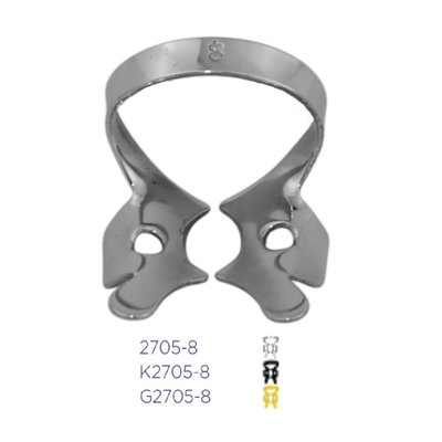 Kofferdamová spona 8 - horní molar