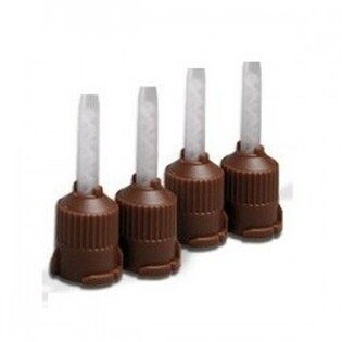 Końcówki mieszające płasko ścięte brązowe DR.9810.07 50szt