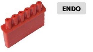Endobox wkłady E0249 Endo jasnoczerwone/pomarańczowe (do boxu E0248)