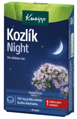 Kneipp doplněk stravy Kozlík Night 40 tablet