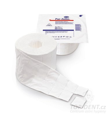 Hartmann Pur-Zellin®buničinové polštářky na sušení 4x5cm (role), 500ks