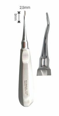 Elevátor Appexo zahnutý 2,7/9mm