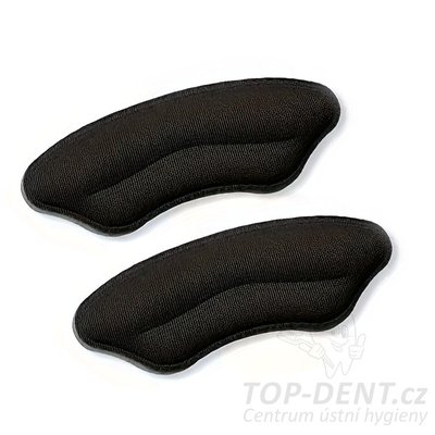 Patní měkká výstelka do bot, 2 ks (černá)