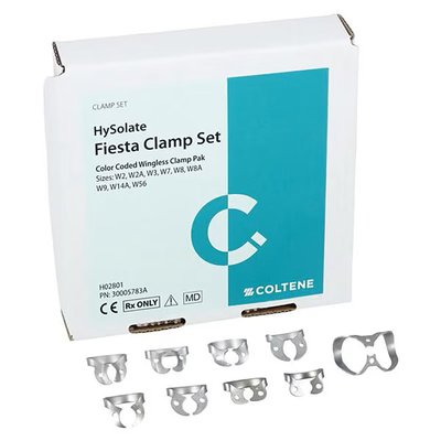 Fiesta Wingless Clamp Spona (bez křidélek) - W7 světle modrá