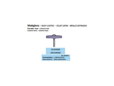 Leštící guma CERADUR RŮŽOVÁ UM9600 100ks