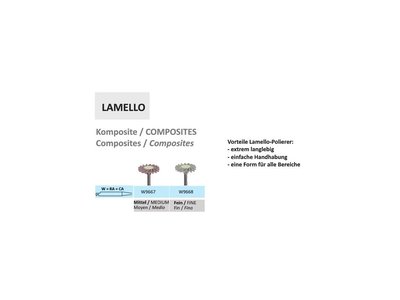 Leštící guma Lamello Komposite W9667