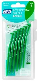 TePe Angle - mezizubní kartáčky 0,8mm zelené, 6ks