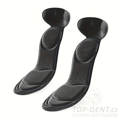 Měkká vložka do bot s patou (vel. 35-36), černá