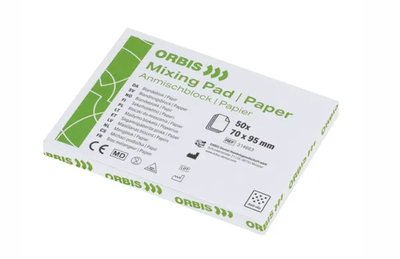 ORBIS Míchací podložky, protiskluzový papír, 70x95mm 50 listů