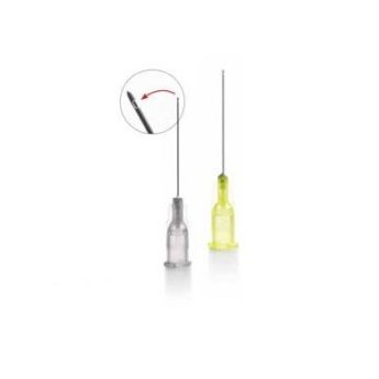 Endokanyly CanalPro s bočním vývodem, šedé 27G, 100ks