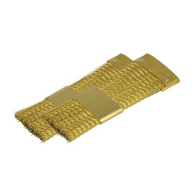 Kartáček na čištění vrtáčků, mosazný, 2 ks