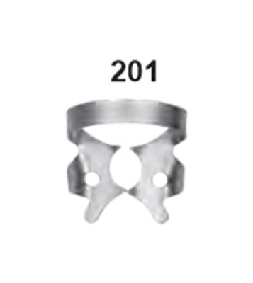 Spona kofferdam horní molar 201