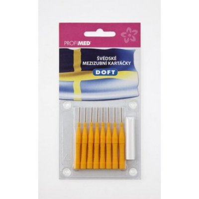Interdentální sada DOFT 8 ks 0,7 mm s nosičem