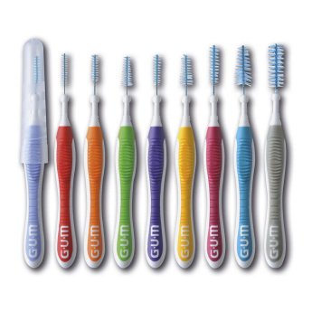 Mezizubní kartáček GUM Trav-Ler cylindrické růžové 1,4 mm, 6ks