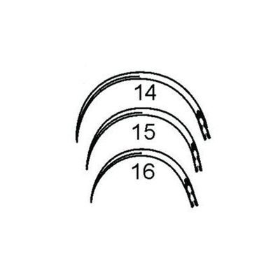 Jehla šicí B15 0.6x20mm 10ks trojhranná