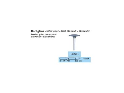 Leštící guma EVERLAST ZELENÁ H9621 10ks