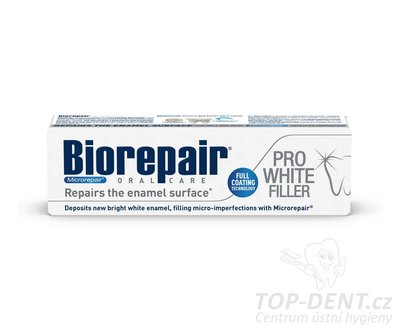 BioRepair PRO White bělící pasta pro citlivé zuby, 75 ml