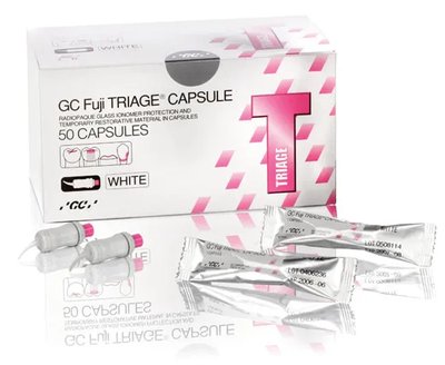 GC Fuji TRIAGE, 50 Capsules, White, EEP