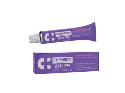 ®ADS DNA 350HYALU parodontální gel, 0.5%CHX + hyaluronic acid+ DNA