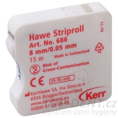 Kerr Hawe Striproll transparentní pásková matrice 8 mm/0.05 mm, 15m