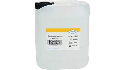 Demineralisiertes Wasser