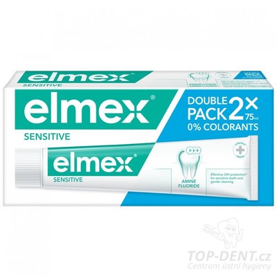 Elmex Sensitive Double Pack zubní pasta, 2x75ml
