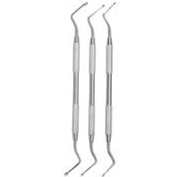 HS-ostrá lžička oválná Hemingway Bone Curette