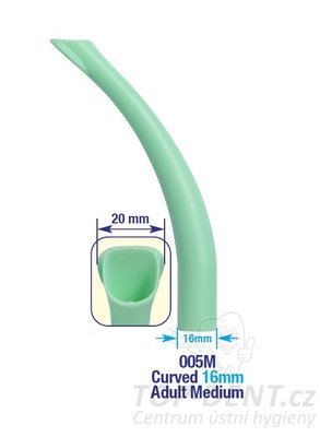 Premium Plus HVE odsávací kanyly zahnuté Medium (mix barev), 10ks