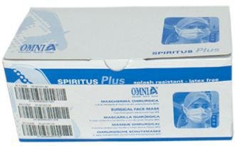 Spiritus Plus masky s gumičkou svetlomodré