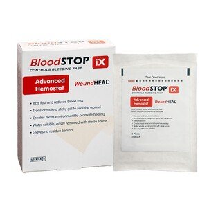 BLOOD STOP iX ( 1,3x5cm ) Wchłanialny środek hemostatyczny 24szt/op