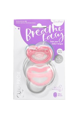 Curaprox Bio Functional dudlík 0-7 měsíců RŮŽOVÁ, 2 ks