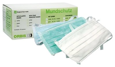 ORBIS Ústenky zavazovací 50ks zelená