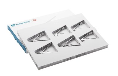Medesy 2600/SET- English pattern s pružinou Sada pedodontických extrakčných klieští - 6 ks