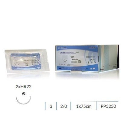 Chiralen MNF blue HR22 (2x) EP3 USP2/0, 1x75cm, 2x24ks
