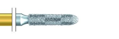 Strukturovaný diamant torpédo D19mm 014, S6977