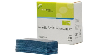 smartic Artikulationspapier - Nachfüllpackung 300 Blatt 200µ, blau