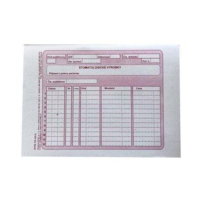 Zvlášť účtovaná léčiva a stom.výrobky/ blok