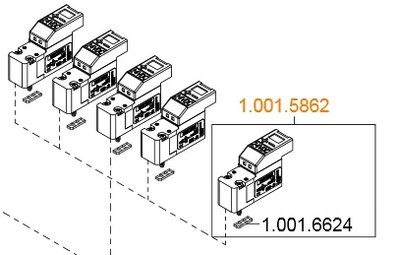 Panel lékaře - ventilová deska - magnetický ventil