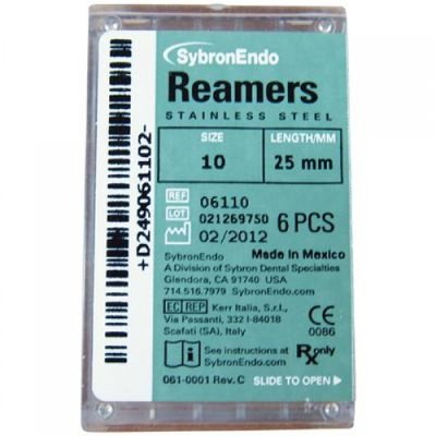 Reamers 6 ks SybronEndo vel.10, 25 mm
