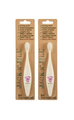 Jack N' Jill Bio s koalou dětský zubní kartáček 2 ks